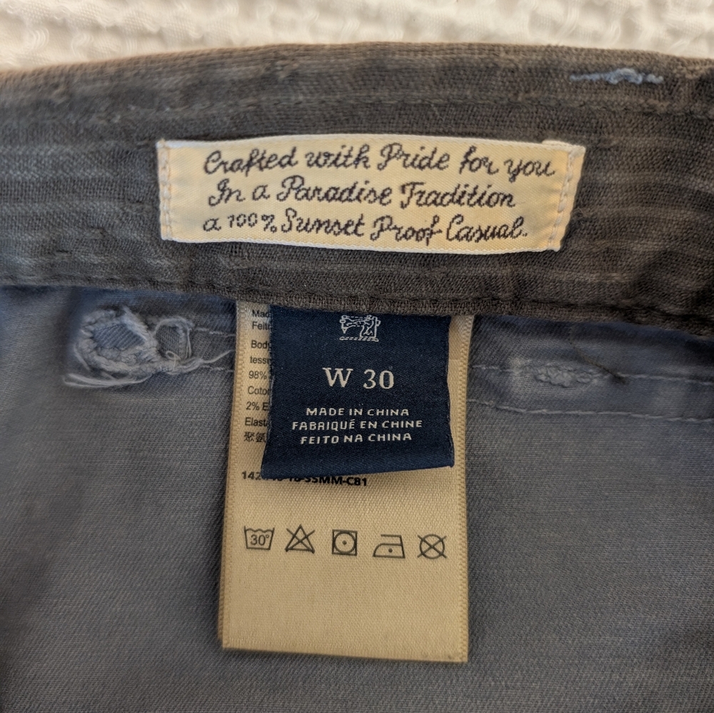 Scotch and Soda Distressed Paint Shorts - Picture 13 of 14